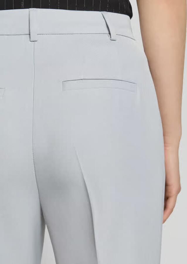 Jake*s Collection Stoffen broek met Franse steekzakken en vouwplooi