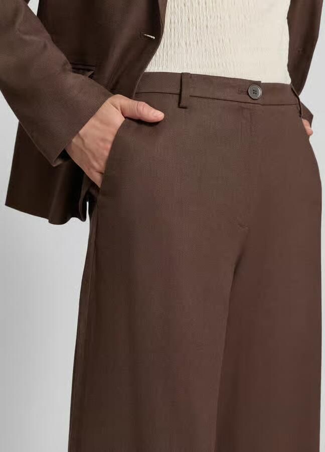 Jake*s Collection Stoffen broek met Franse steekzakken
