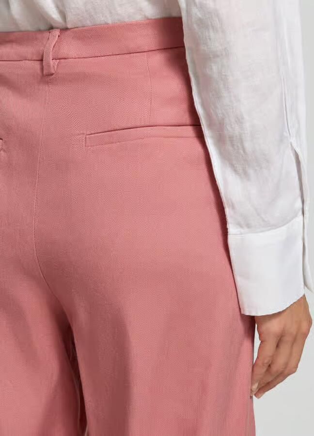Jake*s Collection Stoffen broek met Franse steekzakken