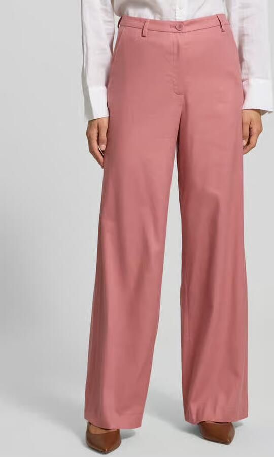 Jake*s Collection Stoffen broek met Franse steekzakken - Foto 2