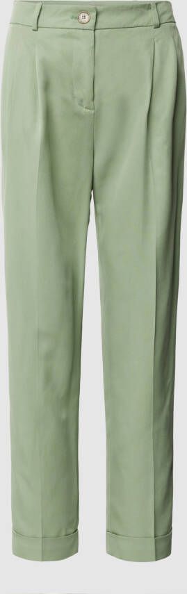 Jake*s Collection Stoffen broek met persplooien