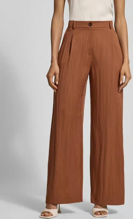 Jake*s Collection Stoffen broek met steekzakken en achterzakken met strookjes - Foto 3