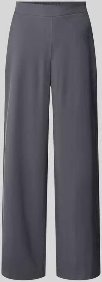 Jake*s Collection Stoffen broek van viscosemix met elastische band - Foto 2