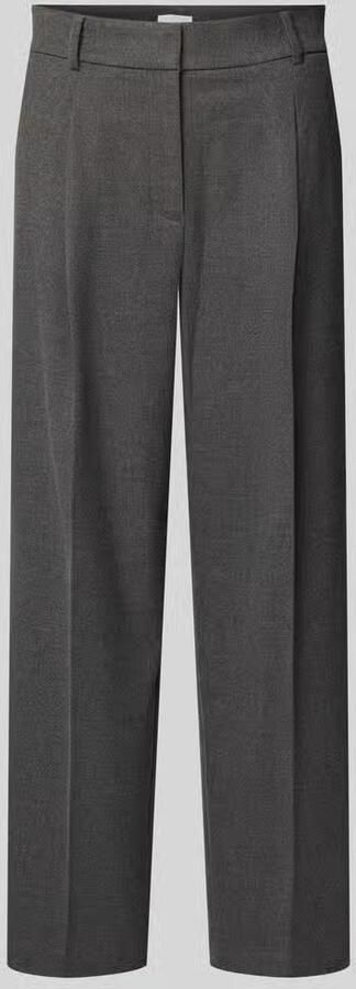 Jake*s Collection Straight fit bandplooibroek met viscose - Foto 2