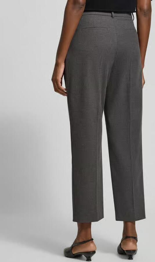 Jake*s Collection Straight fit bandplooibroek met viscose
