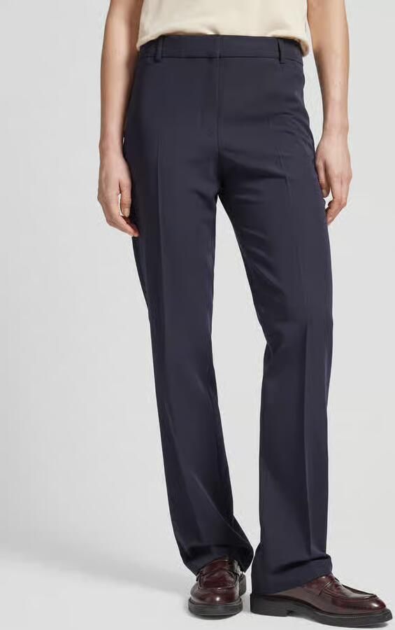 Jake*s Collection Straight fit broek met persplooien - Foto 2