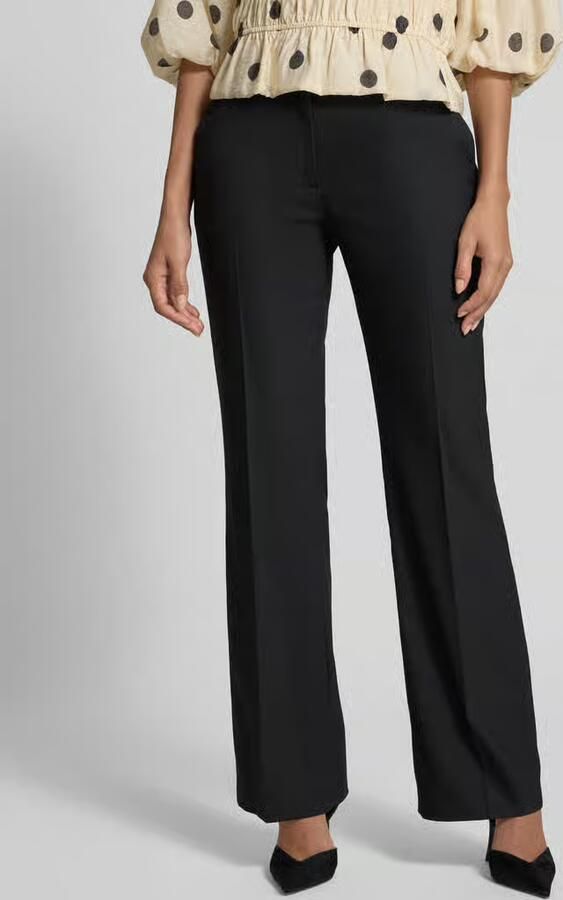 Jake*s Collection Straight fit stoffen broek met viscose - Foto 2