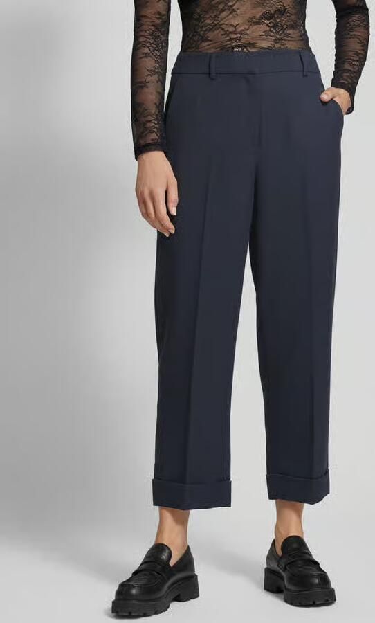 Jake*s Collection Straight leg pantalon met persplooien - Foto 2