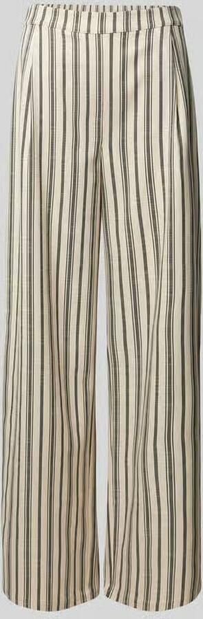 Jake*s Collection Straight leg stoffen broek met bandplooien - Foto 2