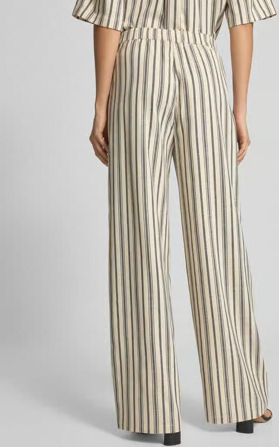 Jake*s Collection Straight leg stoffen broek met bandplooien - Foto 2