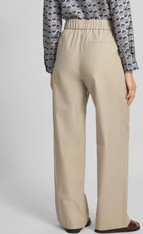 Jake*s Collection Straight leg stoffen broek met elastische band
