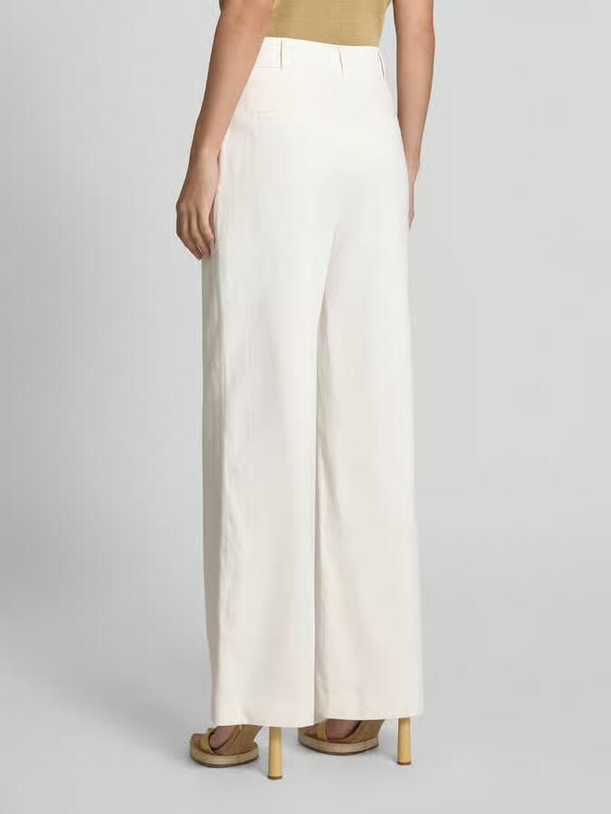 Jake*s Collection Straight leg stoffen broek met steekzakken