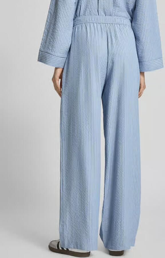 Jake*s Collection Straight leg stoffen broek met structuurmotief