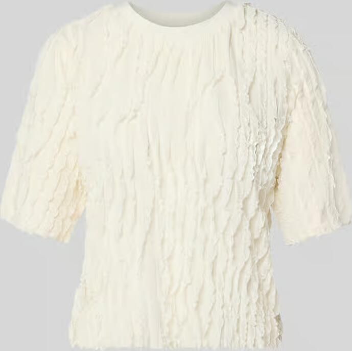 Jake*s Collection T-shirt in all-over look met ronde hals
