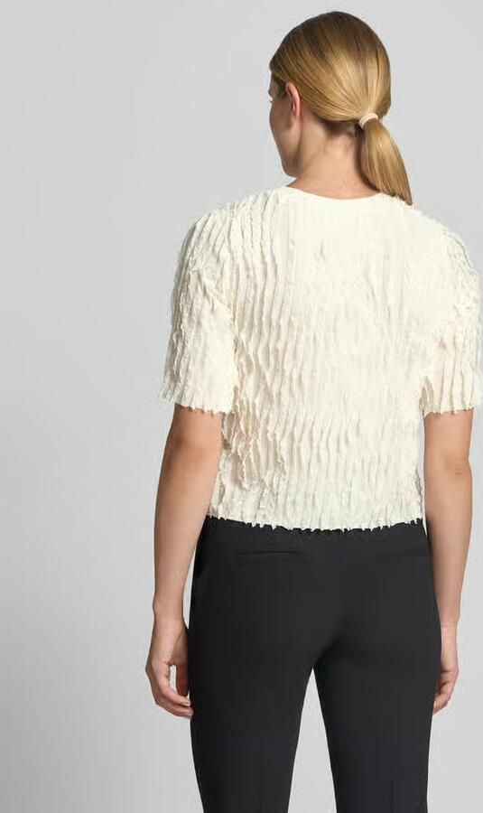 Jake*s Collection T-shirt met ruches en ronde hals - Foto 3