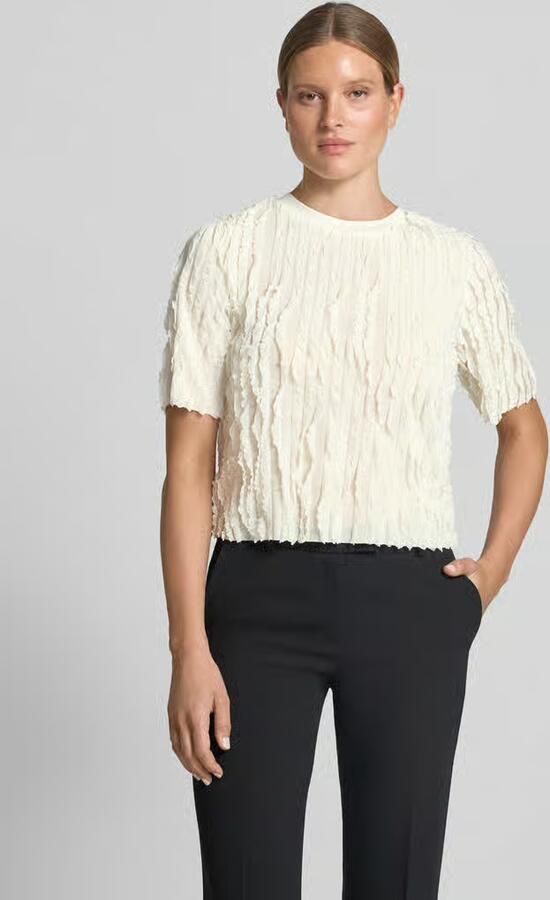 Jake*s Collection T-shirt met ruches en ronde hals - Foto 2