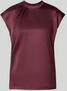 Jake*s Collection T-shirt met draperieën en kapmouwen