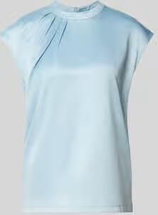 Jake*s Collection T-shirt met draperieën en kapmouwen
