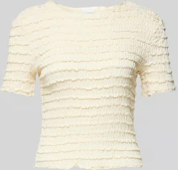 Jake*s Collection T-shirt met structuurpatroon en ronde hals - Foto 2