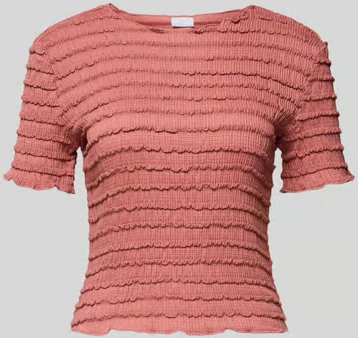 Jake*s Collection T-shirt met structuurpatroon en ronde hals - Foto 2