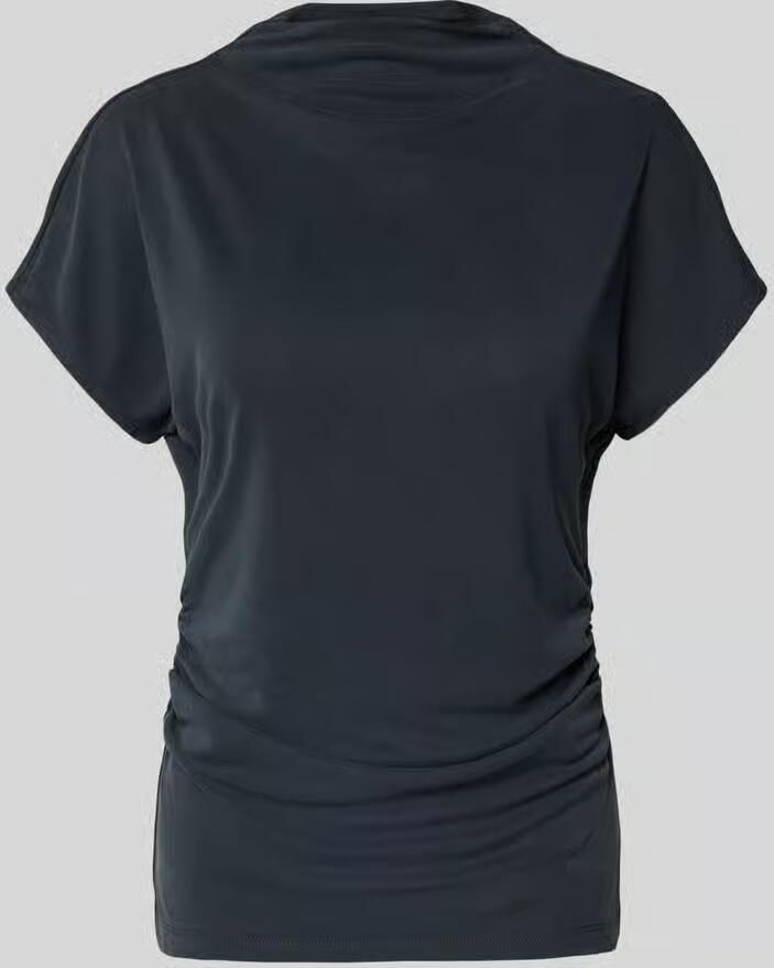 Jake*s Collection T-shirt van modalmix met rimpelingen - Foto 2