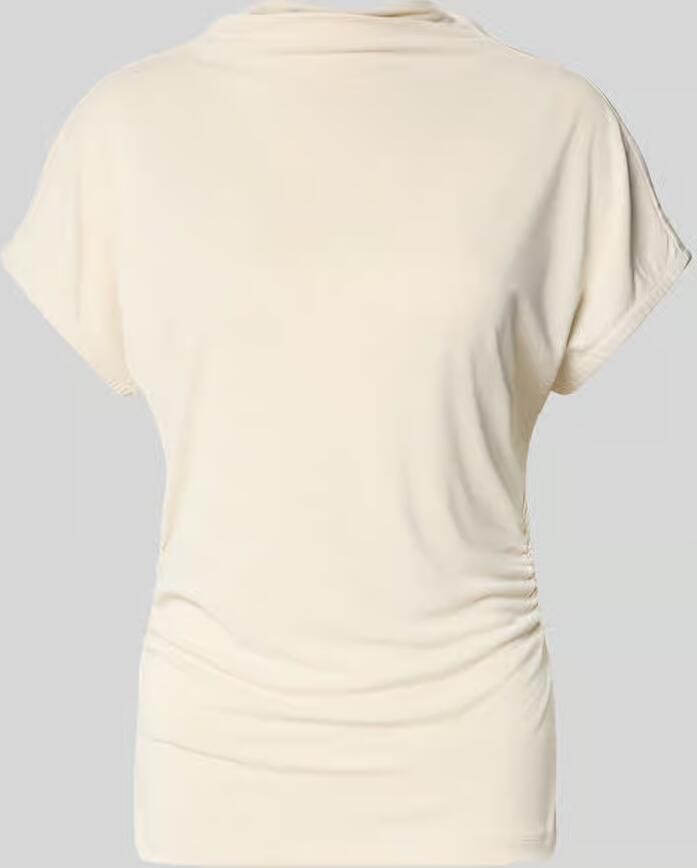 Jake*s Collection T-shirt van modalmix met rimpelingen - Foto 2
