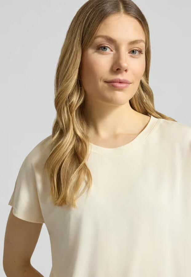 Jake*s Collection T-shirt van modalmix met ronde hals
