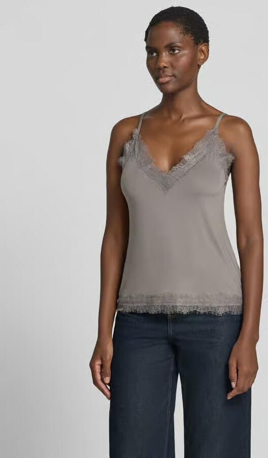 Jake*s Collection Tanktop met kant - Foto 3