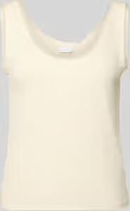 Jake*s Collection Tanktop met ronde hals en afgeronde zoom