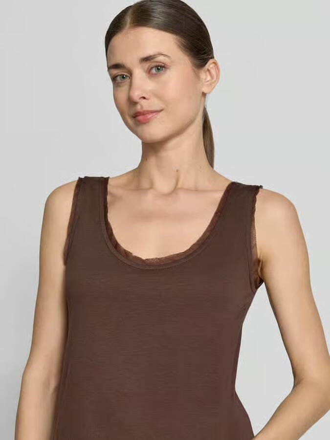 Jake*s Collection Tanktop met ronde hals en afgeronde zoom - Foto 2