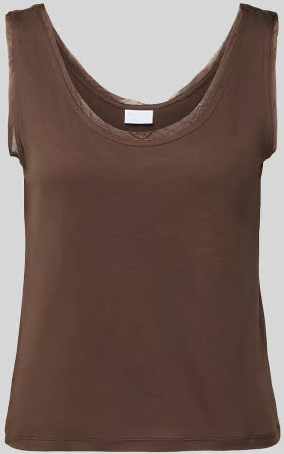 Jake*s Collection Tanktop met ronde hals en afgeronde zoom - Foto 3