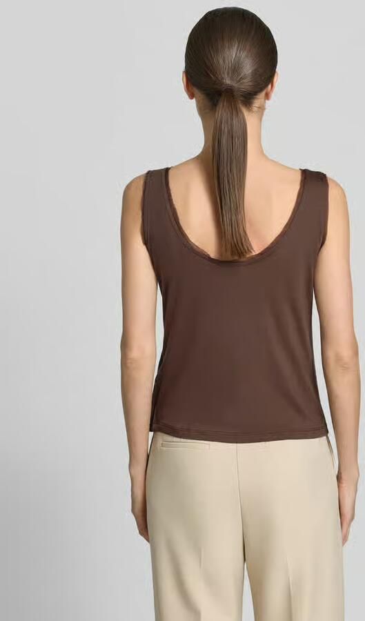Jake*s Collection Tanktop met ronde hals en afgeronde zoom - Foto 5