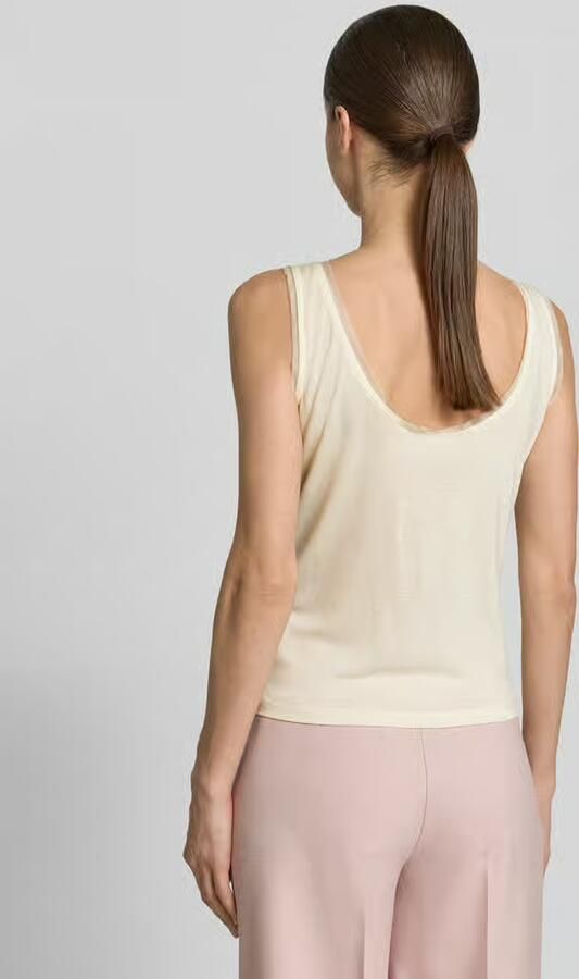 Jake*s Collection Tanktop met ronde hals en afgeronde zoom - Foto 2