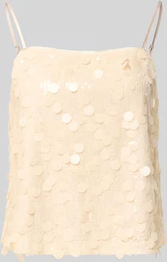 Jake*s Collection Top met bandjes met Pailletten
