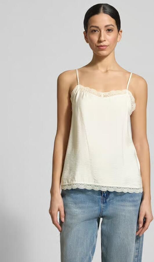 Jake*s Collection Top met bandjes van modalmix met kant - Foto 4