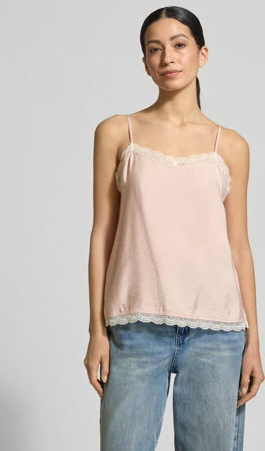 Jake*s Collection Top met bandjes van modalmix met kant - Foto 3