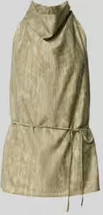 Jake*s Collection Top met halter van blouse met strikceintuur