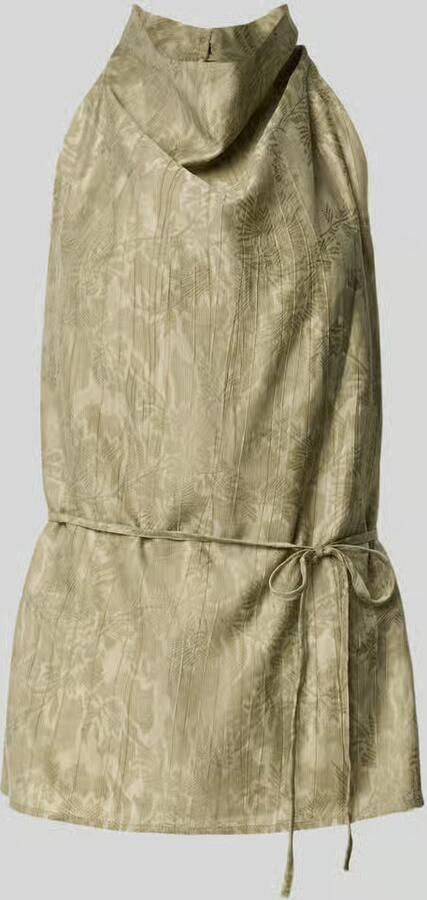 Jake*s Collection Top met halter van blouse met strikceintuur - Foto 2
