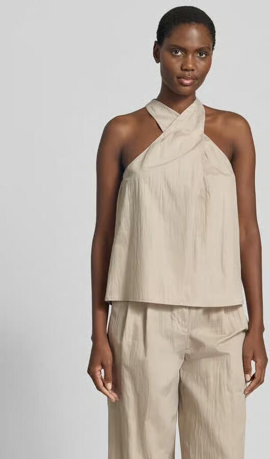 Jake*s Collection Top met halter van katoenmix - Foto 2