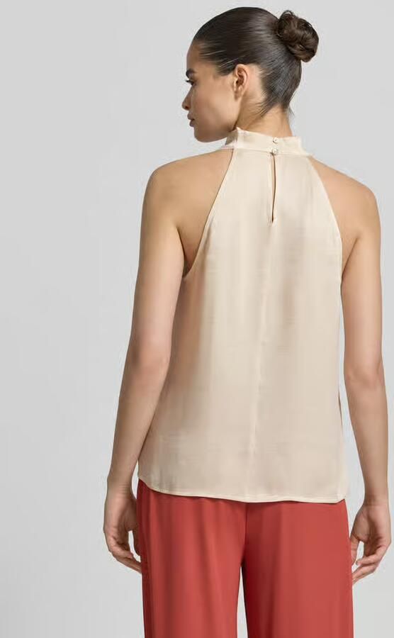 Jake*s Collection Top met halter van mix van viscose en lyocell - Foto 3