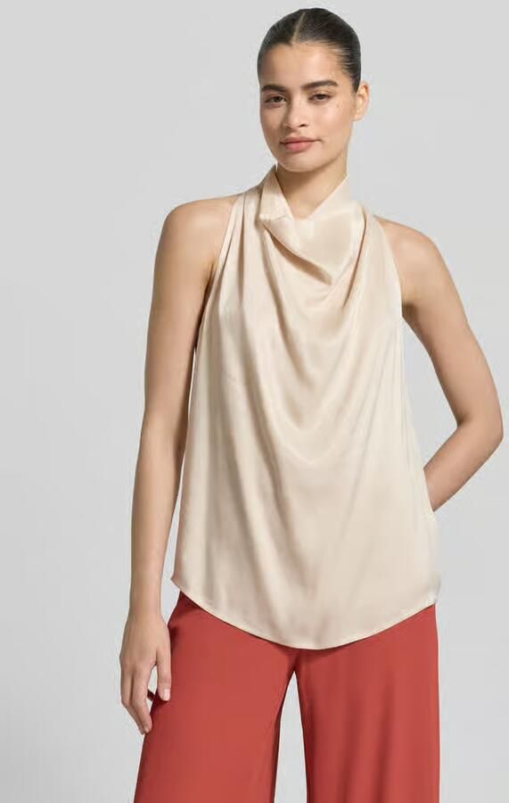 Jake*s Collection Top met halter van mix van viscose en lyocell - Foto 2