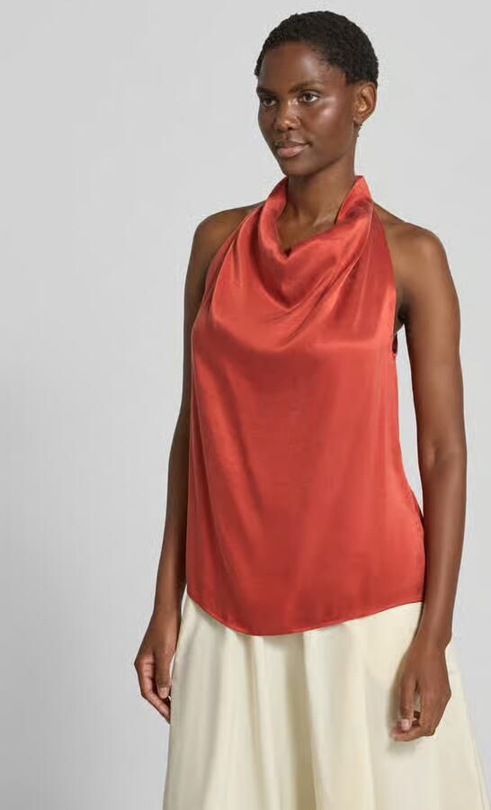 Jake*s Collection Top met halter van mix van viscose en lyocell - Foto 2