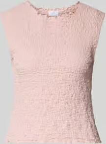 Jake*s Collection Top met structuurpatroon en ronde hals