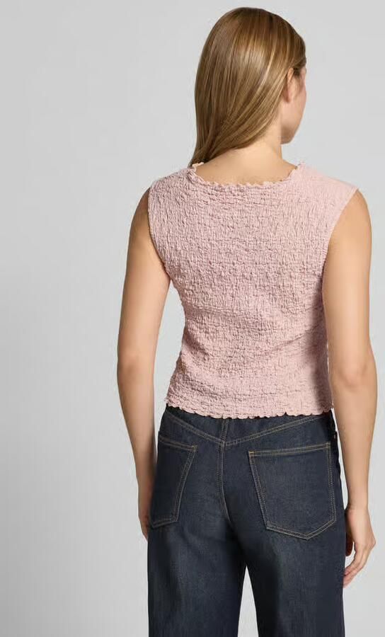 Jake*s Collection Top met structuurpatroon en ronde hals - Foto 2