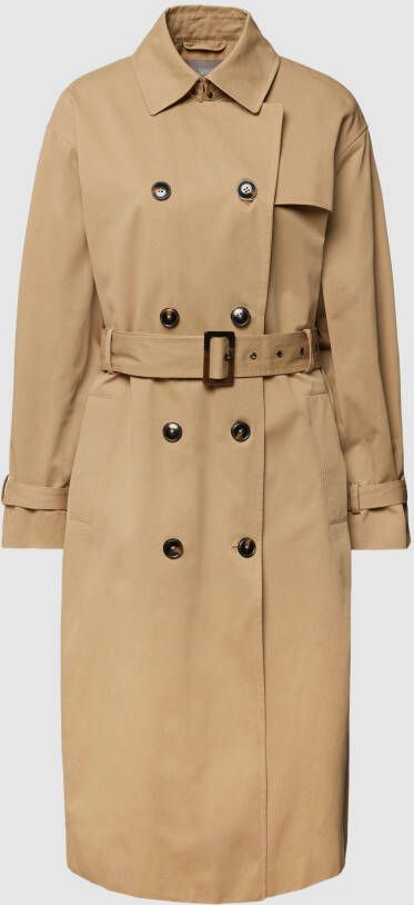 Jake*s Collection Trenchcoat met reverskraag