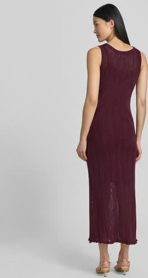 Jake*s Collection tricotjurk met ronde hals