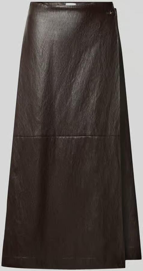 Jake*s Collection Uitlopende midi-rok met viscose-aandeel