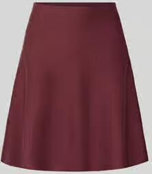 Jake*s Collection Uitlopende mini-rok van viscosemix