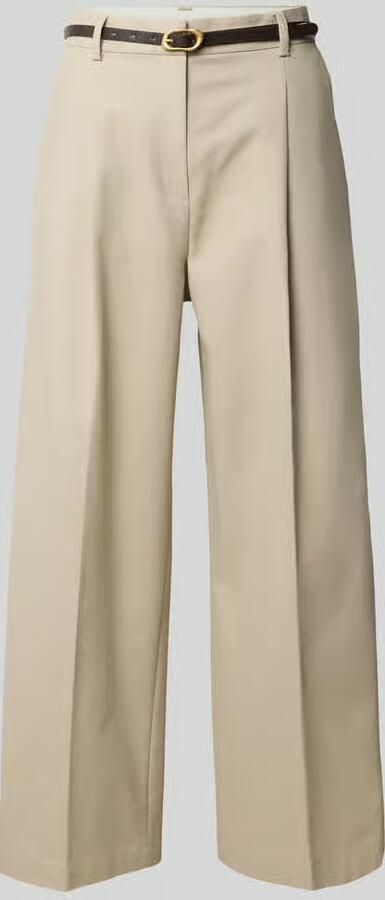 Jake*s Collection wide fit broek met geïntegreerde riem