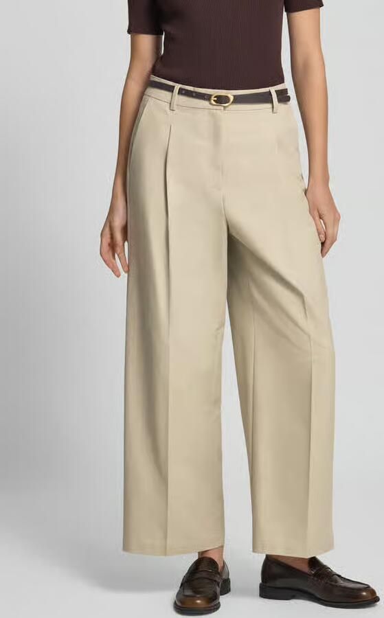 Jake*s Collection wide fit broek met geïntegreerde riem - Foto 3